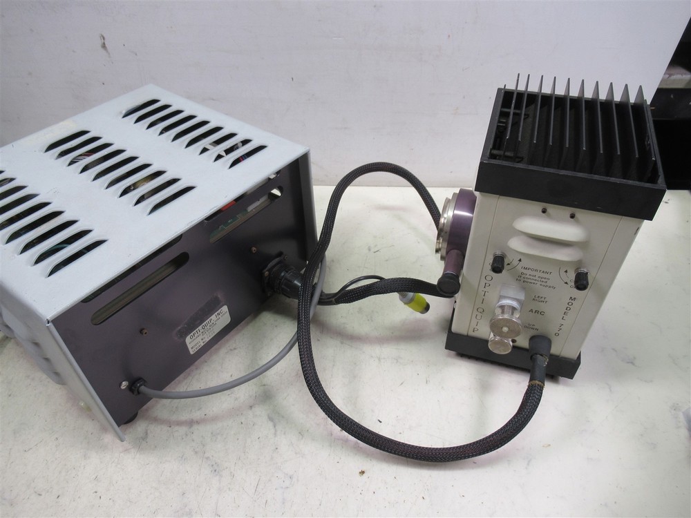Opti-Quip 1200 Microscope Power Source & 770 Arc Lamp Housing Fluorescence