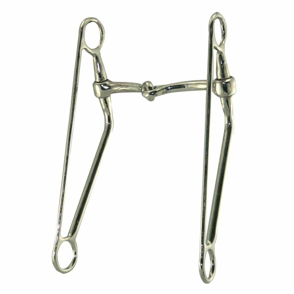 Coronet Long Cheek Snaffle Bit - Malleable Iron