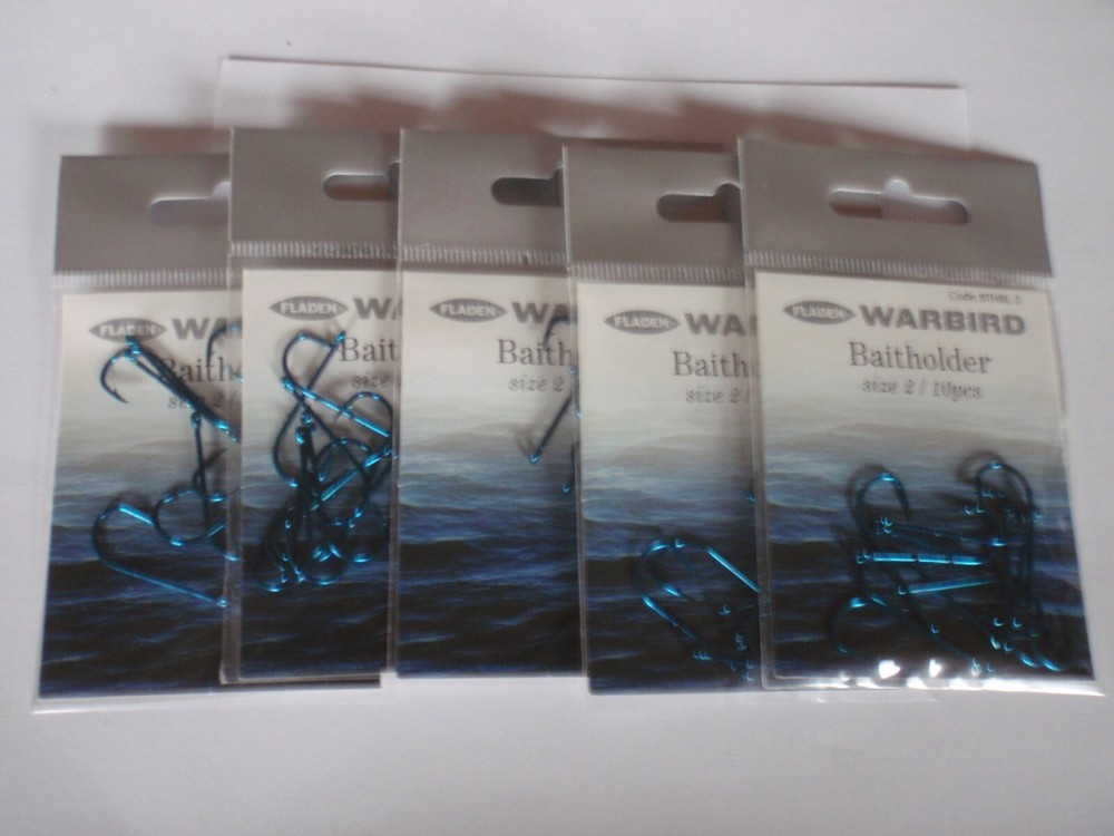 Fladen Warbird baitholder hooks size 2 (50 hooks)