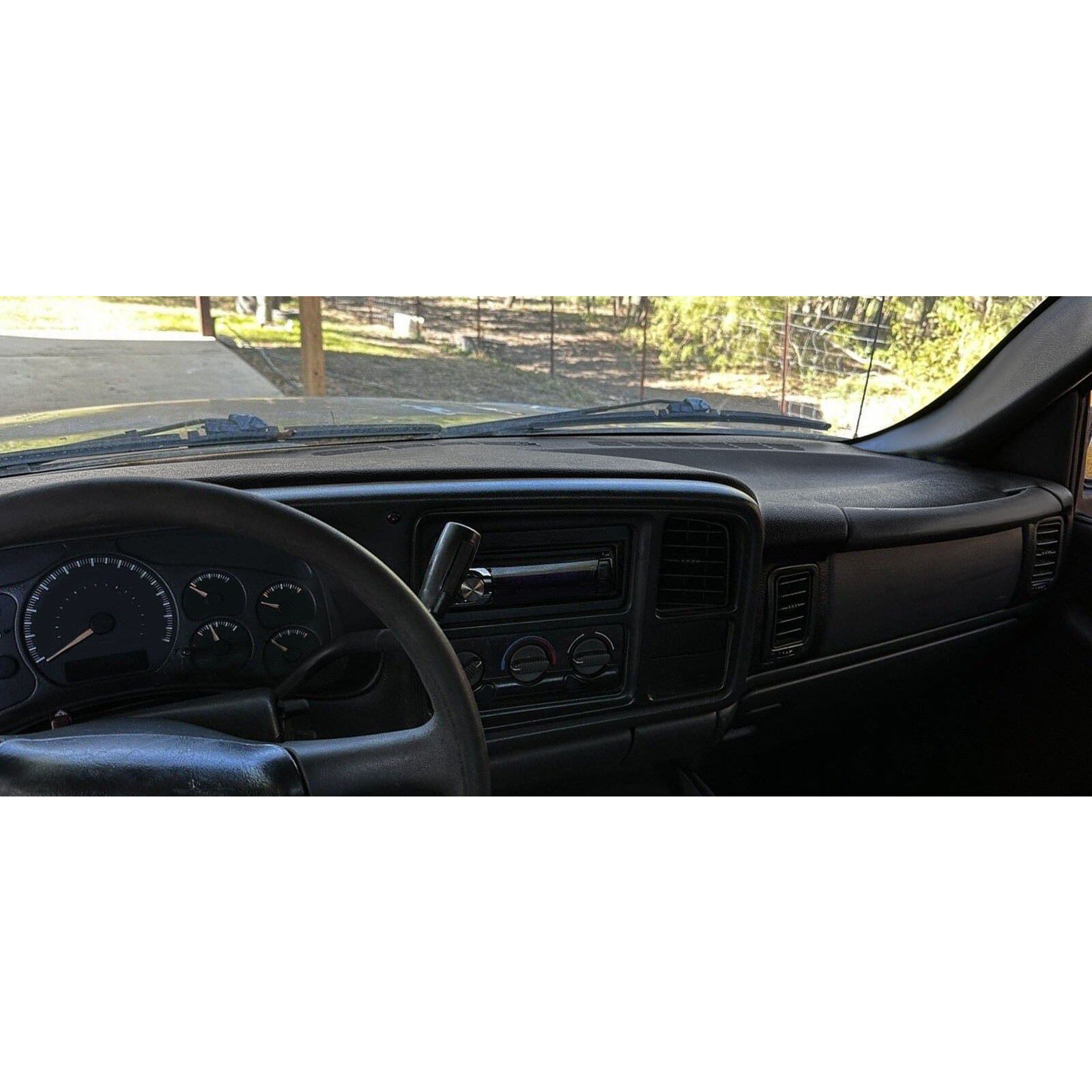 Fit for Silverado Sierra 1999-2006 Molded Dash Cap Board Cover Dashboard Overlay