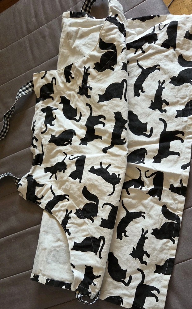 Cat Print Apron