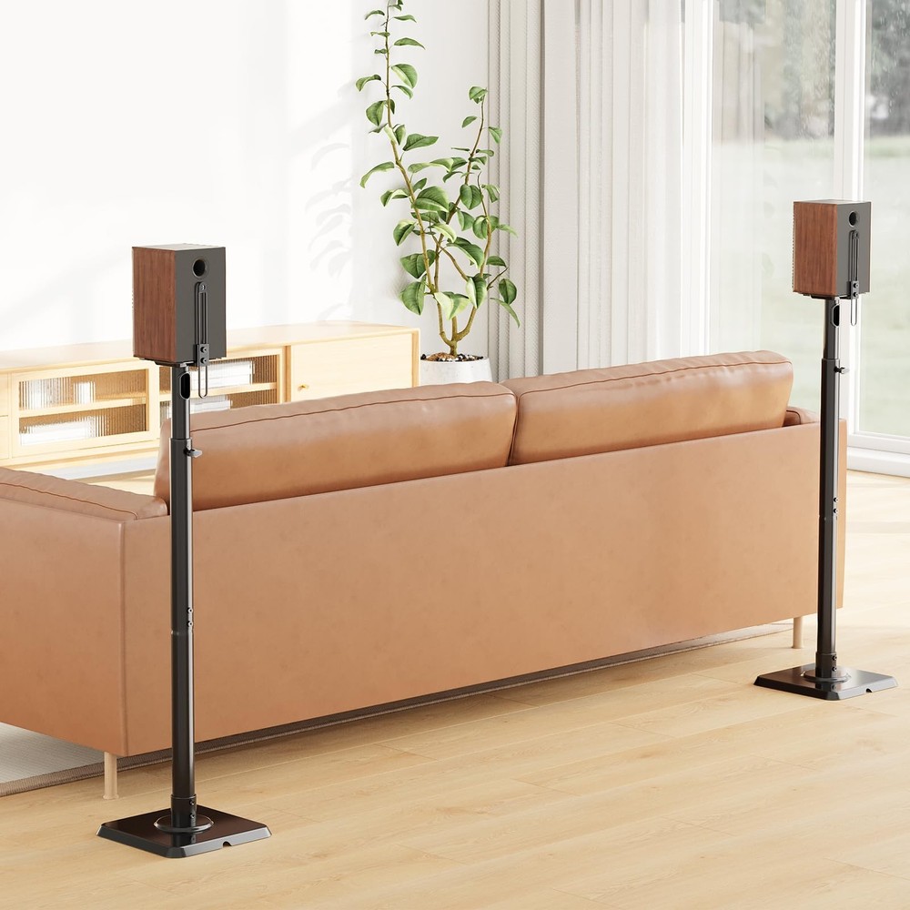Mounting Dream Speaker Stands Height Adjustable for Satellite Small Bookshelf