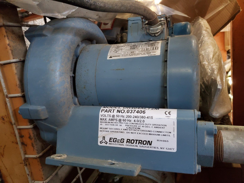 EG&G ROTRON DR404AL72M Blower