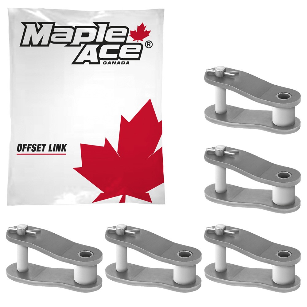CA620 Offset Half Link for Agricultural Roller Chain (Qty 5)