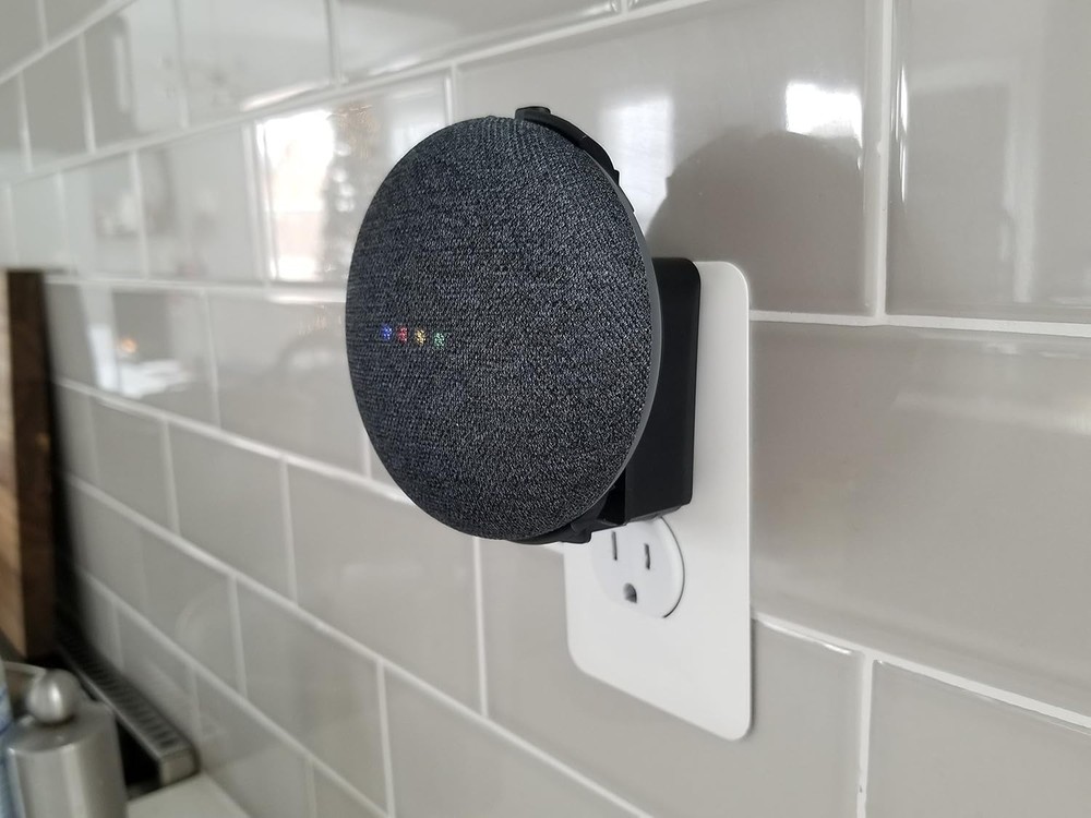 Simple Outlet Mount for Home Mini - No Cord Wrapping