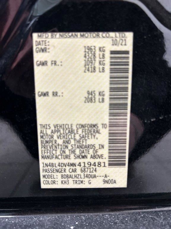 Air Shutter Fits 19-22 ALTIMA 2106050