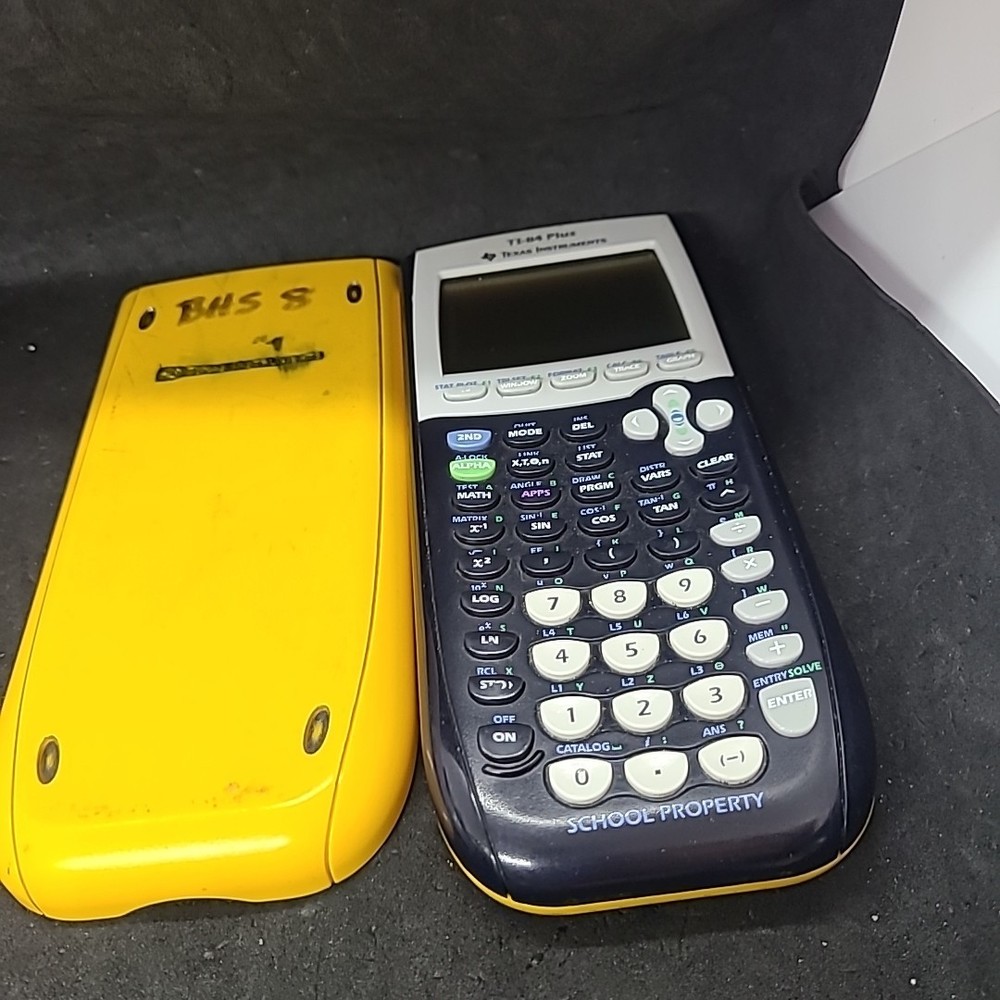 TI-84 Plus Graphing Calculator - With Covers - Tested & Working #70