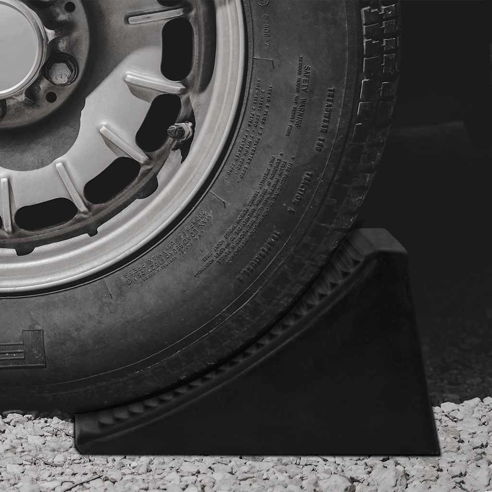 Wheel blocks 4 pcs 16x9x9 cm rubber