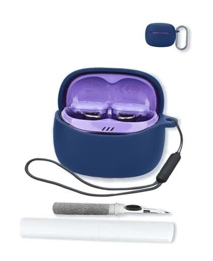 Case for JBL Tune Buds 2 - True Wireless Noise Cancelling Earbuds,Soft Blue