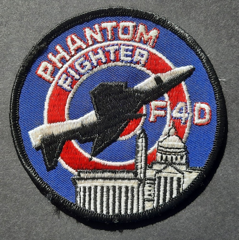 Original USAF Patch 121 TFS Tactical Fighter Squadron F-4D Phantom DC ANG Guard