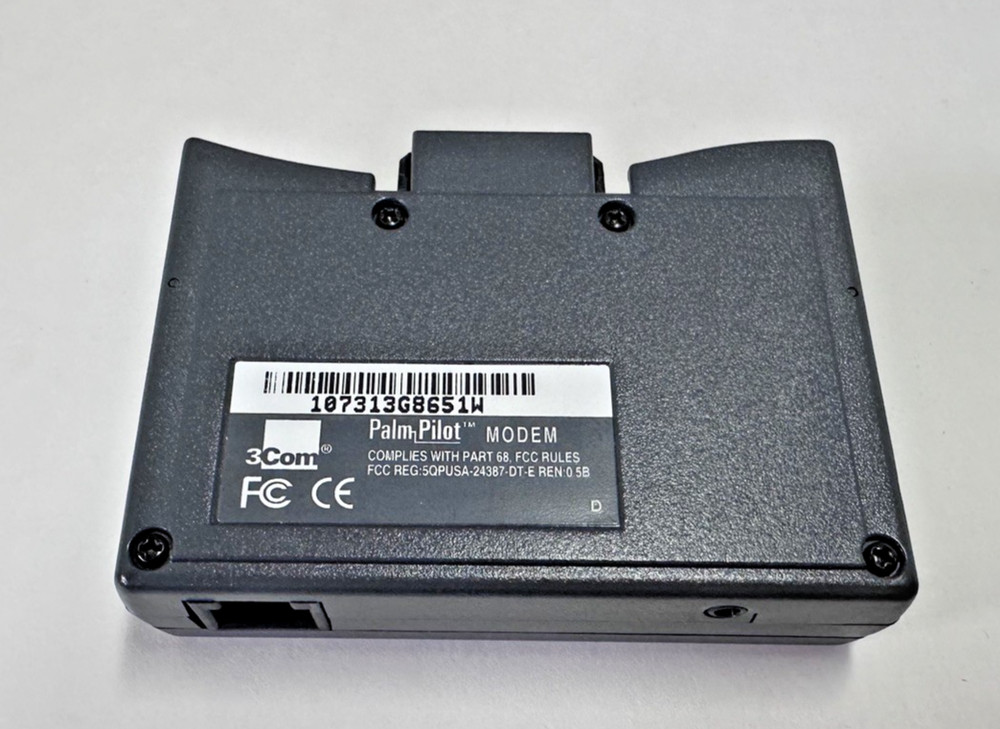 Vintage 3Com Palm Pilot Modem One Touch Synchronization 10201U 14.4 Kbps Used
