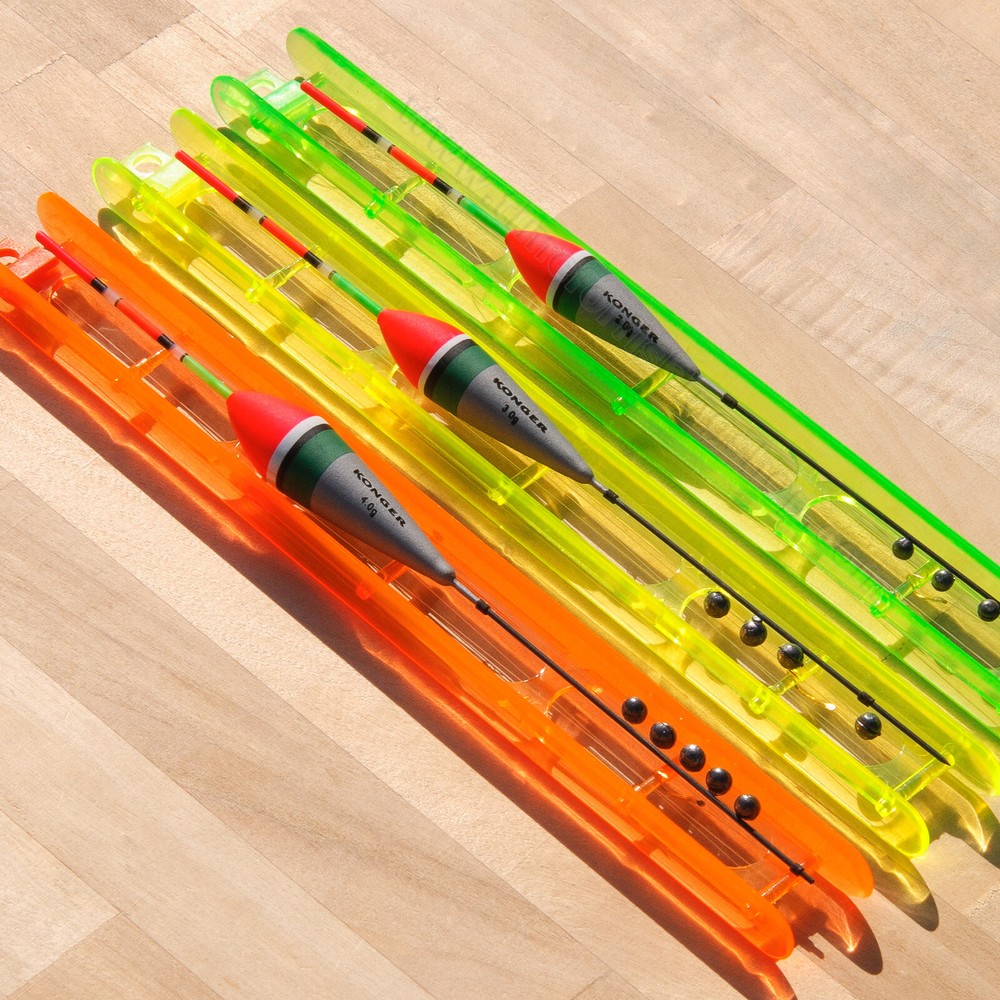 Ready Made Tied Pole Float Rigs Winder Barbed Hooks Fishing
