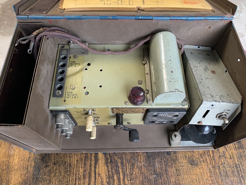 Vintage WW2 Field Telecom Equipment | Wireless Set Remote Control Unit "E" MK.II