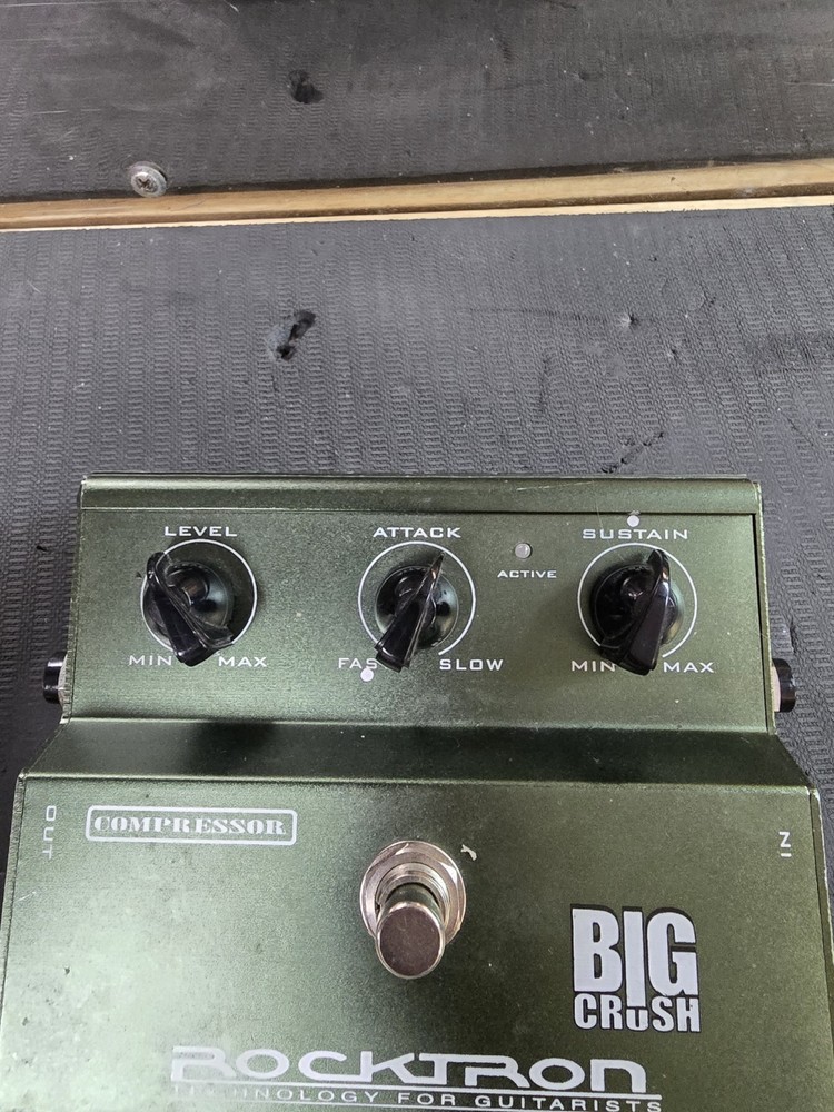 Rocktron Big Crush Compressor Sustainer Compression Guitar Effect