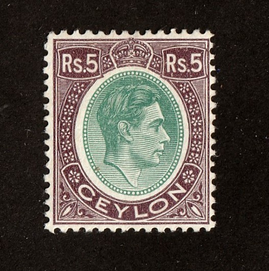 Ceylon        289        MH OG