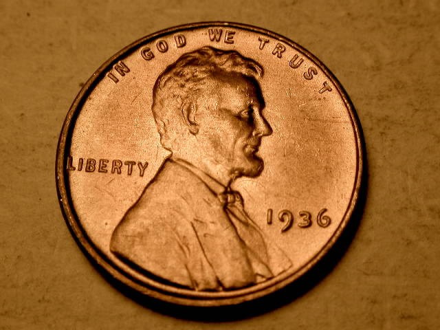 1936 P Gem BU Red Uncirculated Wheat Cent!! SUPERB!! Nice!!! BEAUTIFUL!#10