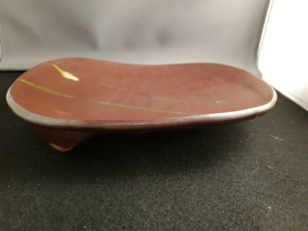 Pottery Dish Signed Zina