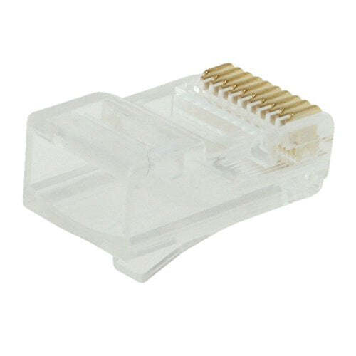 RJ50 10p10c modular connector (for Round Cable, Stranded) (Crimp) 10 PCS PACK