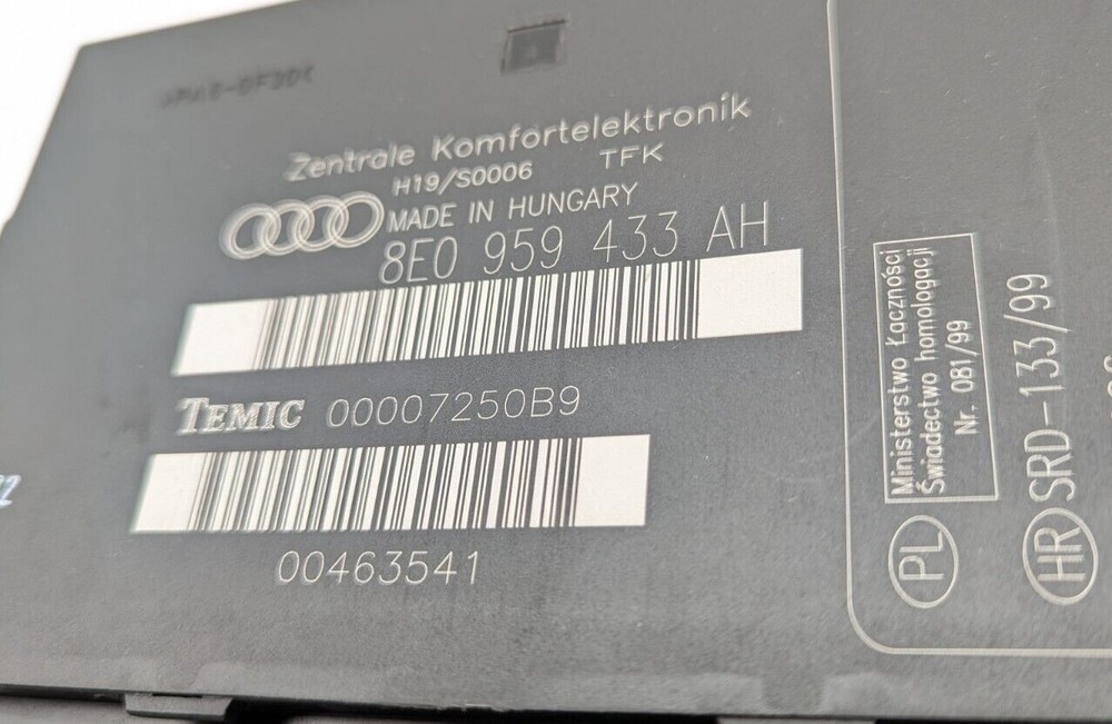 Comfort Module Audi A4 8E0959433AH
