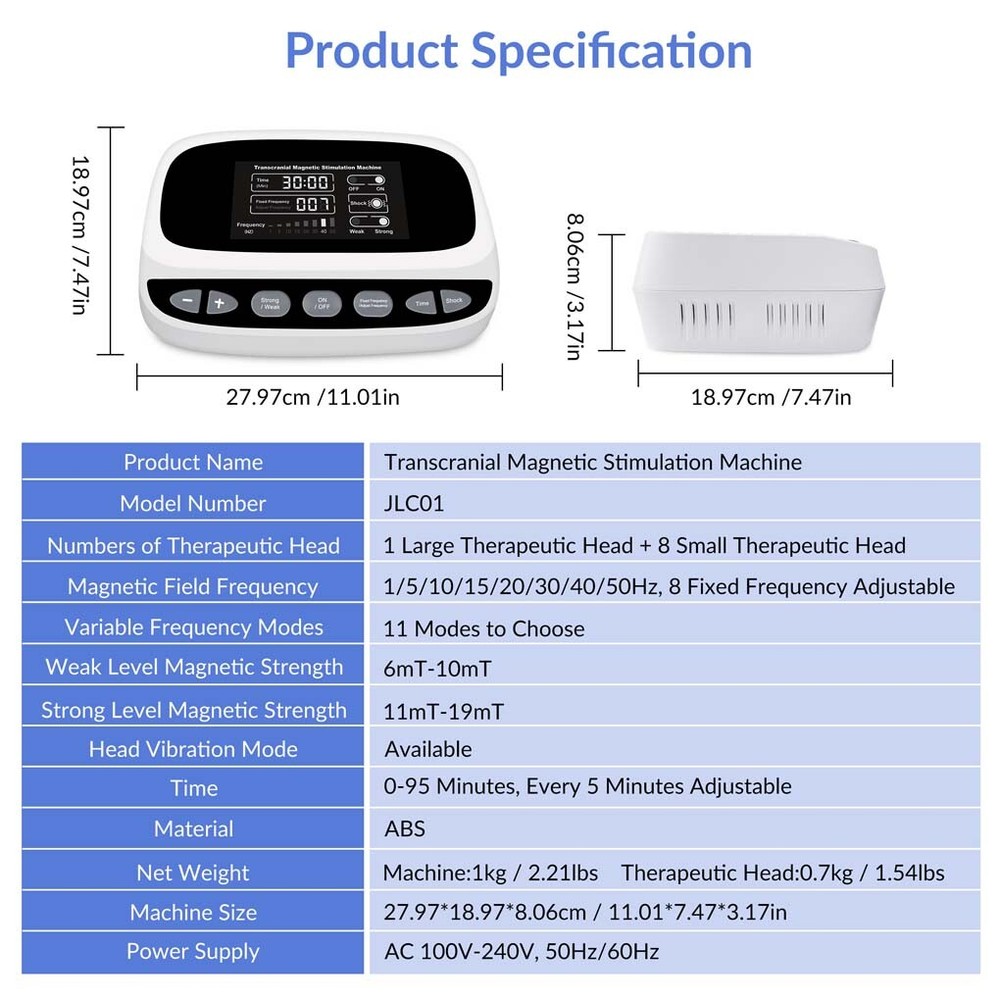 rTMS Therapy Machine Transcranial Magnetic Stimulation for Depression Home-Use