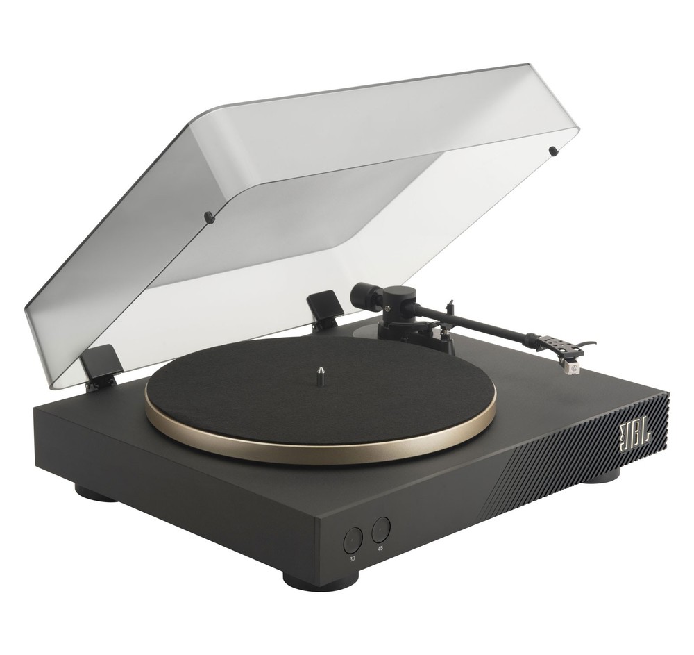 JBL Spinner BT Black Gold Turntable with Bluetooth