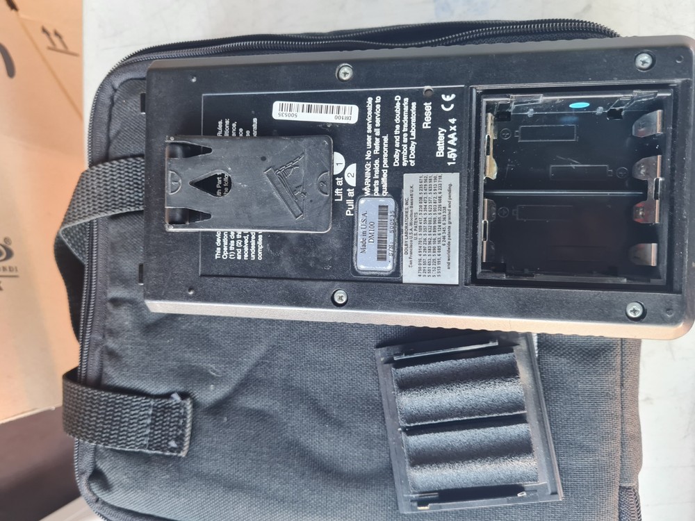 Dolby Bitstream Analyzer Dm100 Case, POWER Supply, Plugs