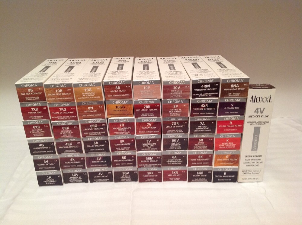 Aloxxi CHROMA Creme Colour PERMANENT YOUR CHOICE 2 oz