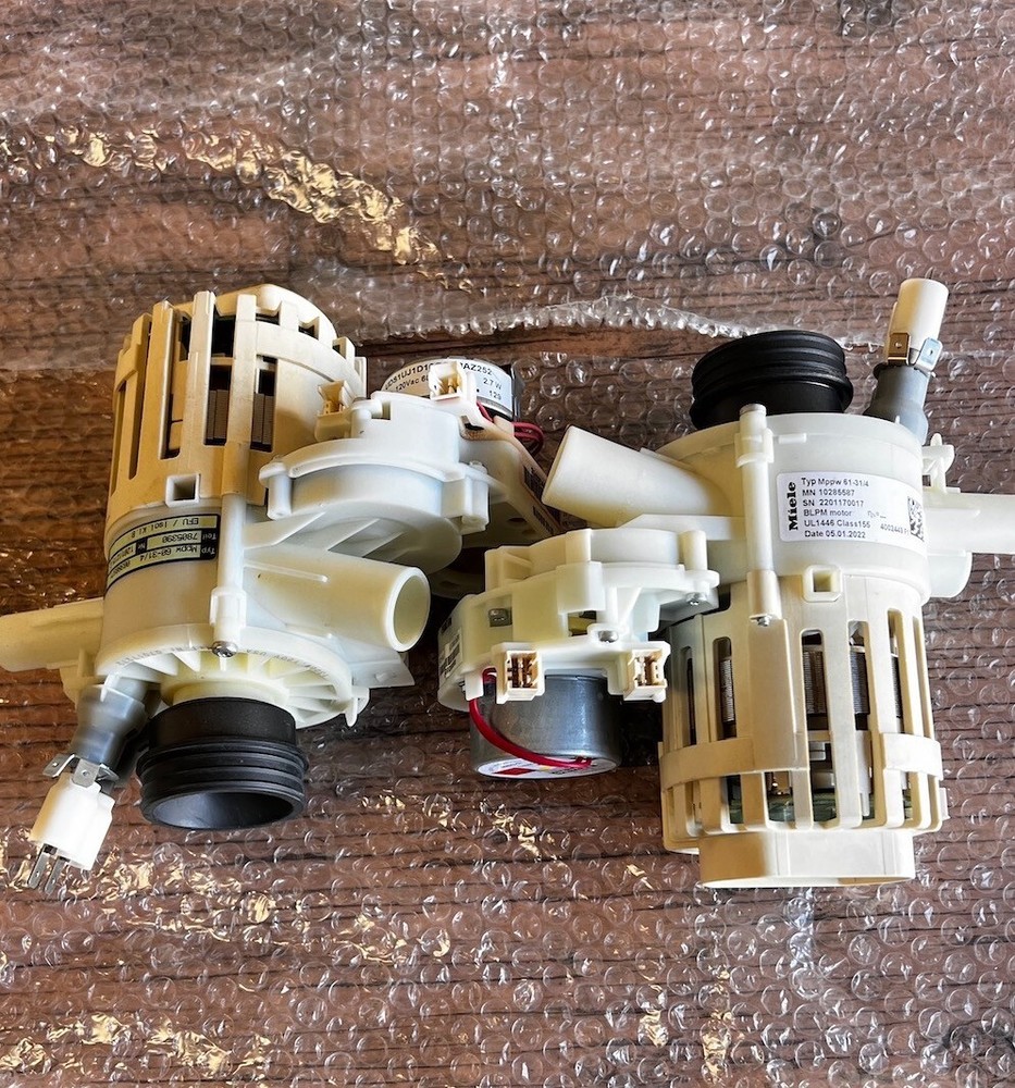 Two Pre-Owned Miele Dishwasher Circulation Pump Part# 10397318