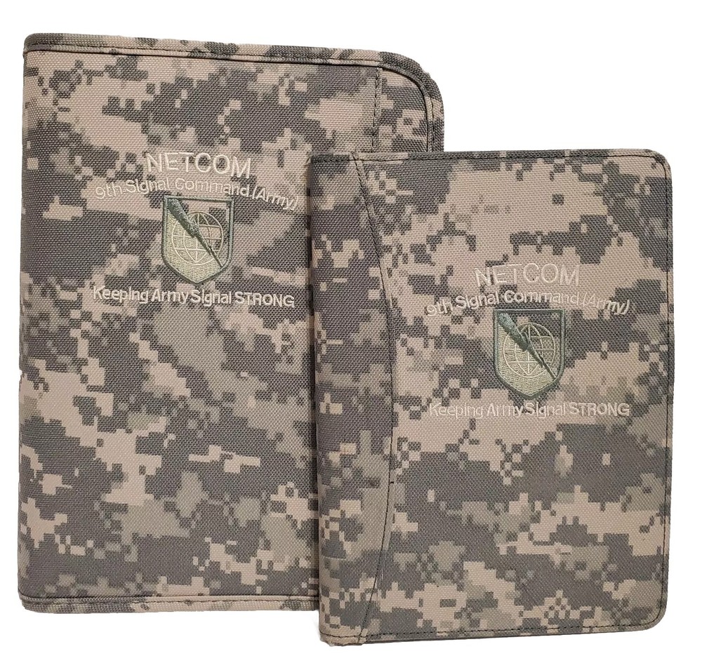 Netcom 9th Signal Command Army Stationary Planner Set Noteholder