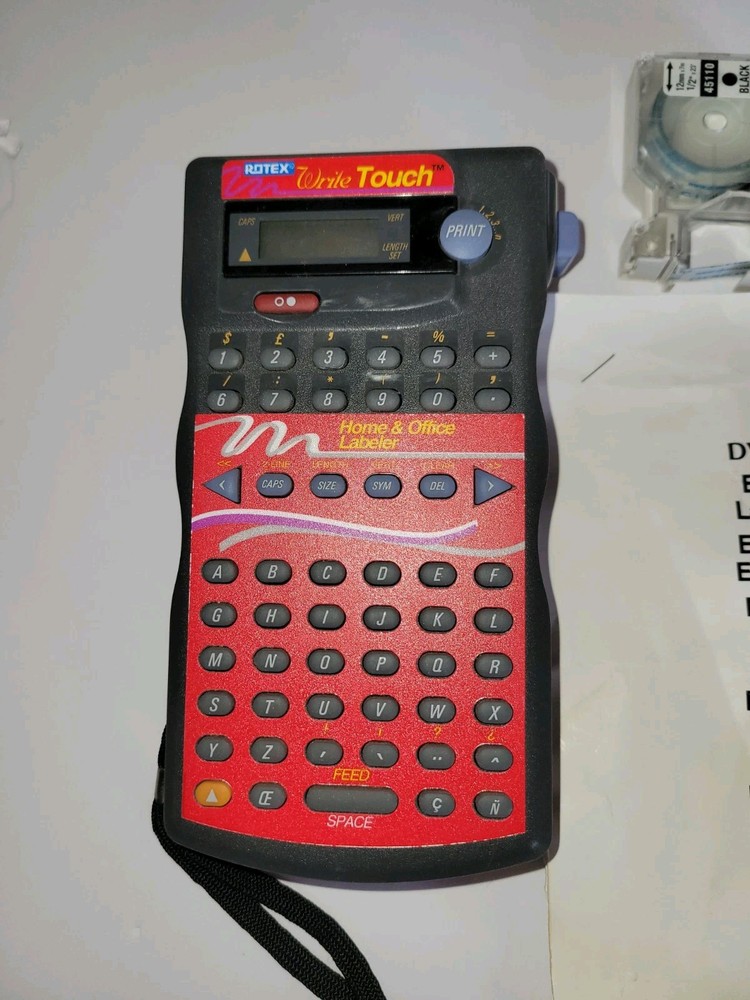 ROTEX Label Maker Printer, Handheld, HOME AND OFFICE TESTED.