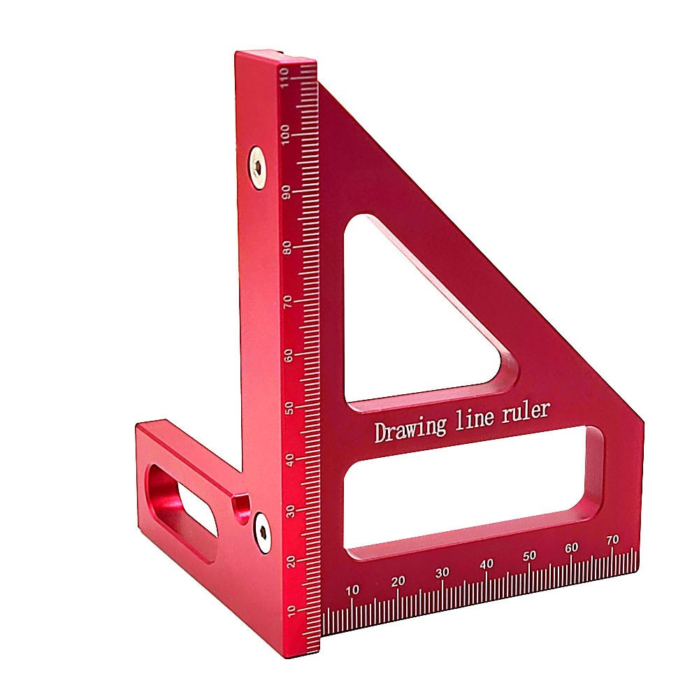 Layout Square Protractor Miter Triangle Ruler Measuring Tool Woodworking Too a