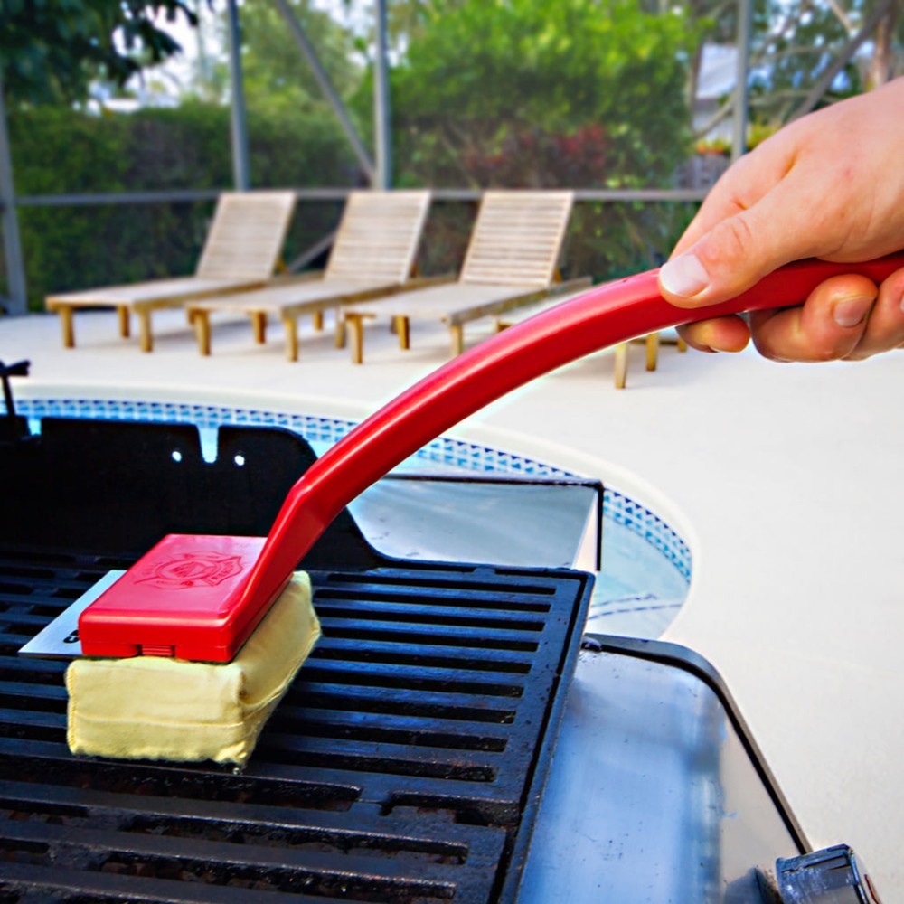 Grill Rescue Grill Brush w/ Scraper Head