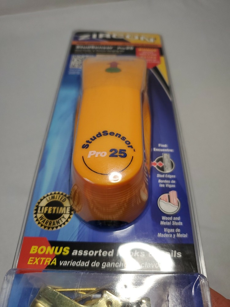Zircon StudSensor Pro25 Stud Finder With Picture Hanging Kit 69575