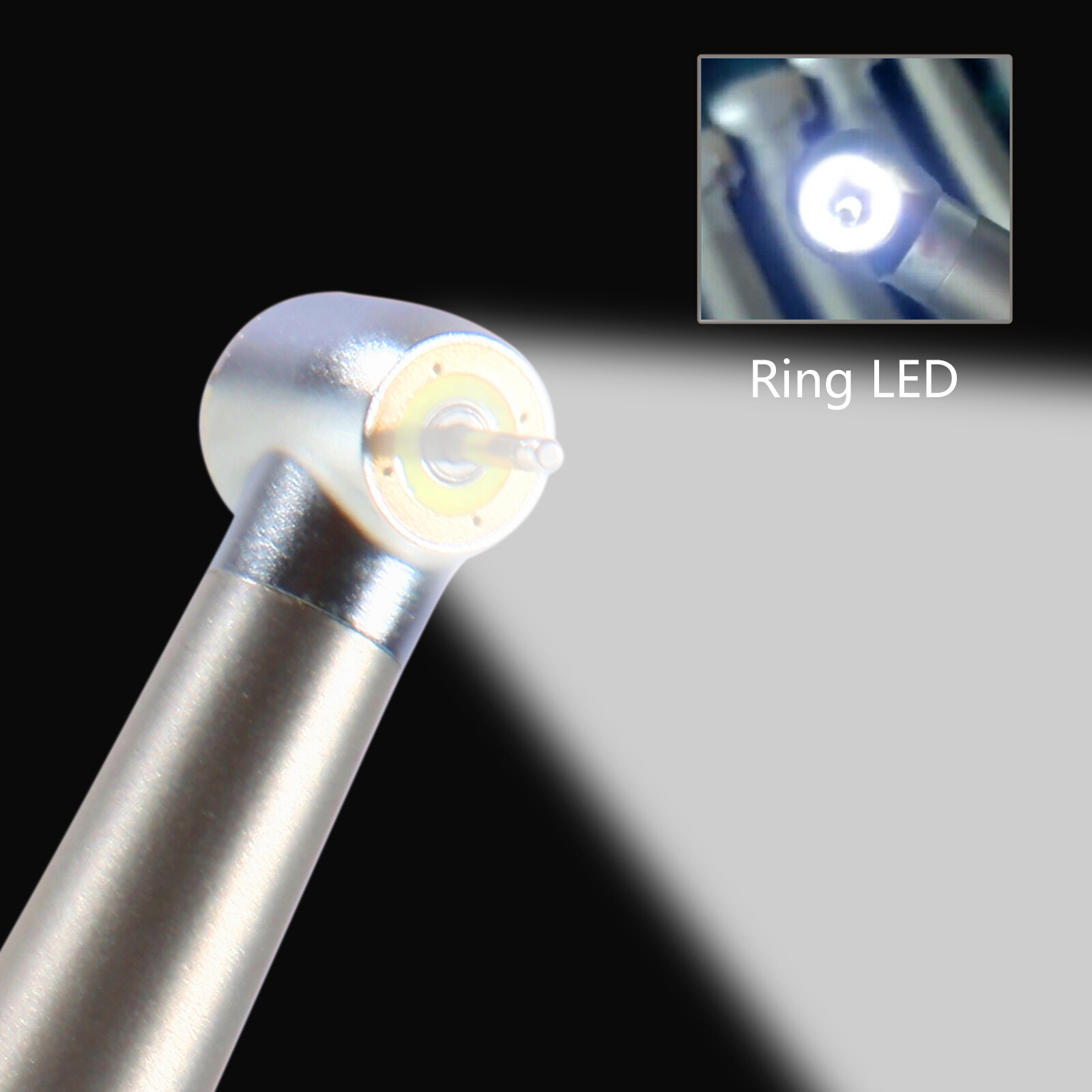 Dental LED High Speed Handpiece Shadowless E-Generator Air Turbine Handpiece 2/4