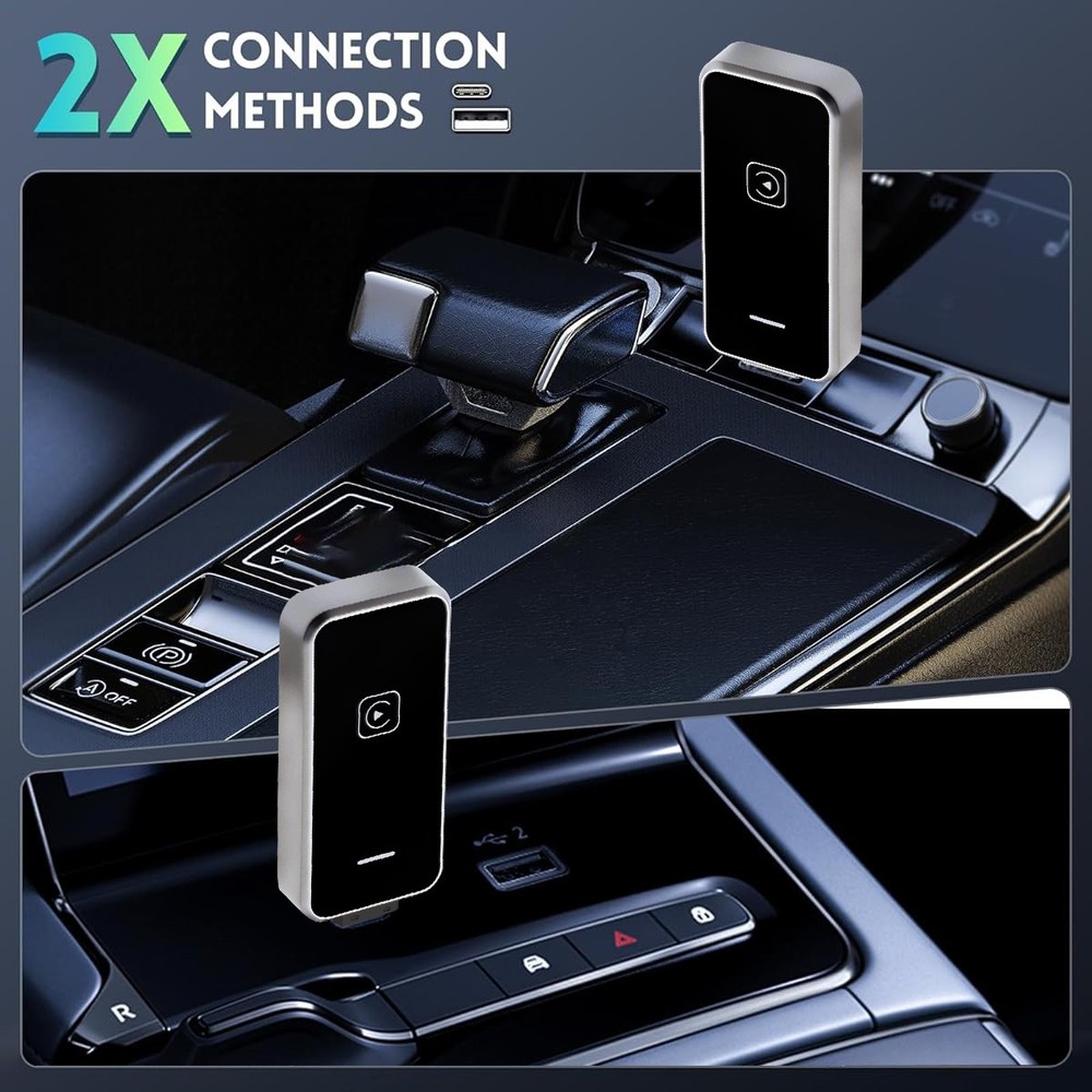 USB Wireless CarPlay For iPhone Android Wireless Carplay Dongle Plug Play