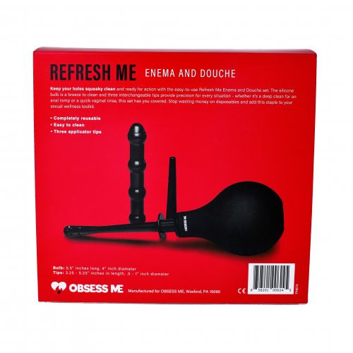 Obsess Me Refresh Me Anal Douche Set