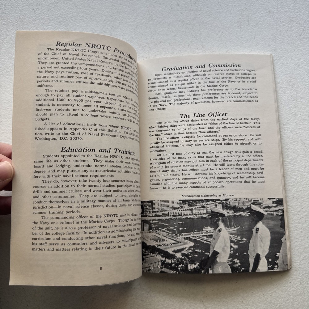 NROTC 1966 Bulletin The Regular Navy Reserve Officers Training Corpse Program
