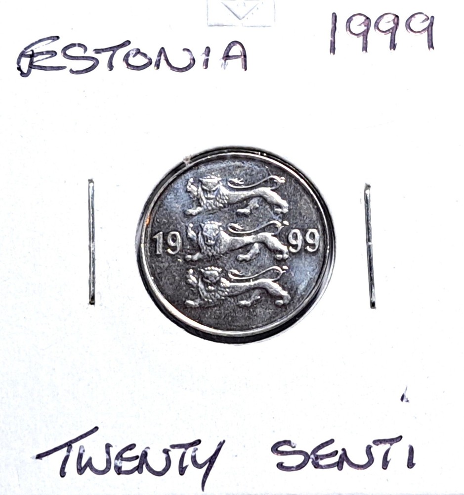 @@@  A SUPERB 1999 ESTONIA TWENTY SENTI @@@