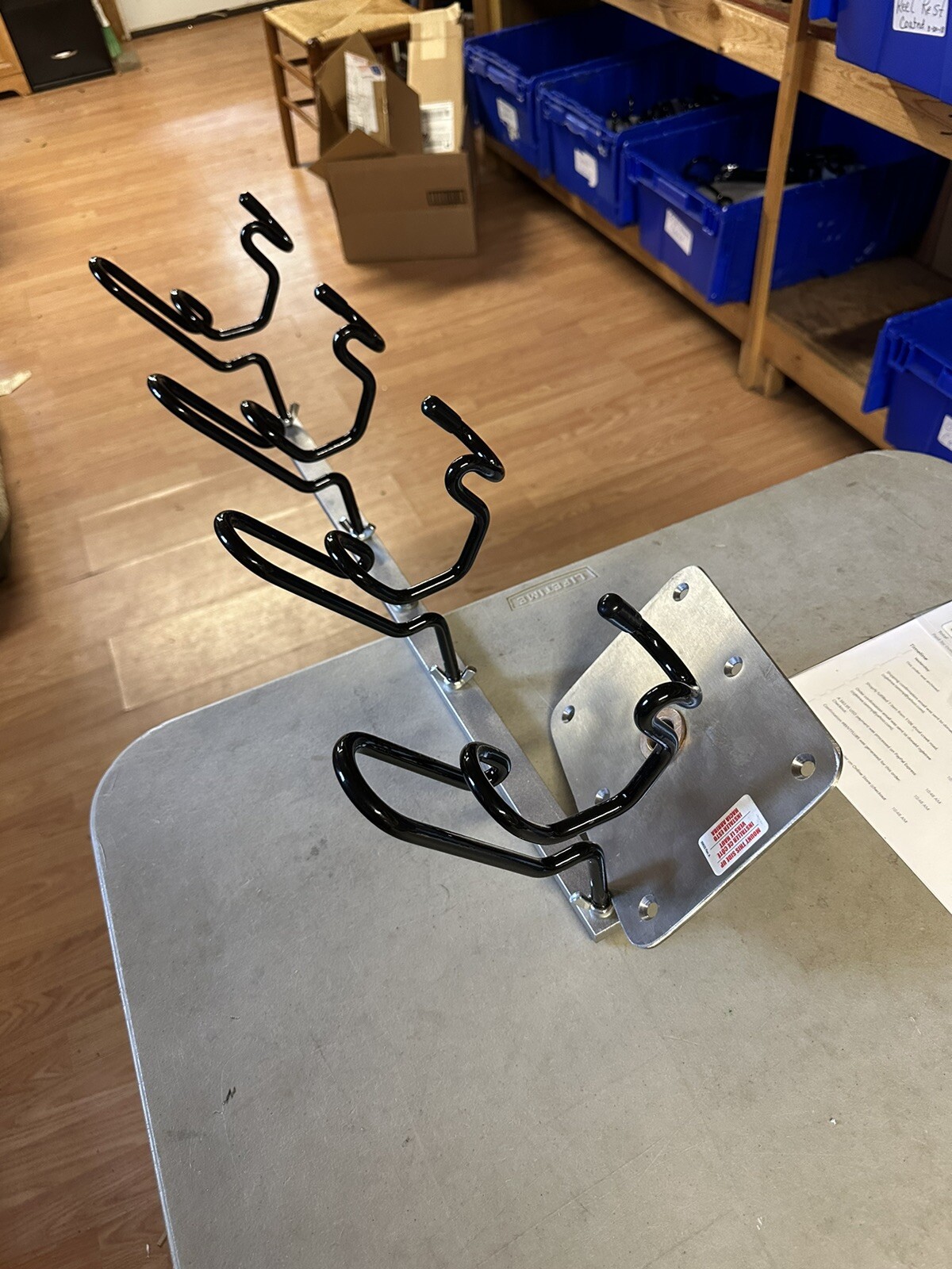 New Item. 24 Inch T Bar With 20 Inch Post And 4 Dual Angle Holders. 3/4 Threads