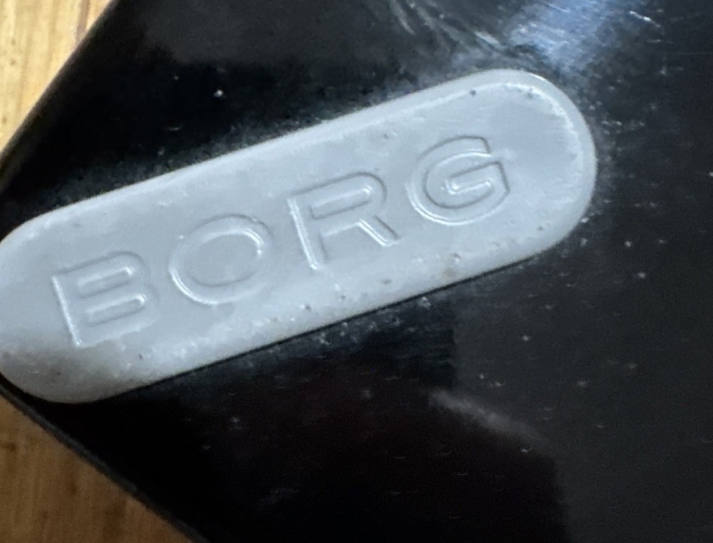 Borg Vintage Bathroom Scale Black