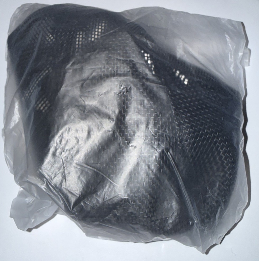 Dog Muzzle Large Black and Blue with Reflective Strips