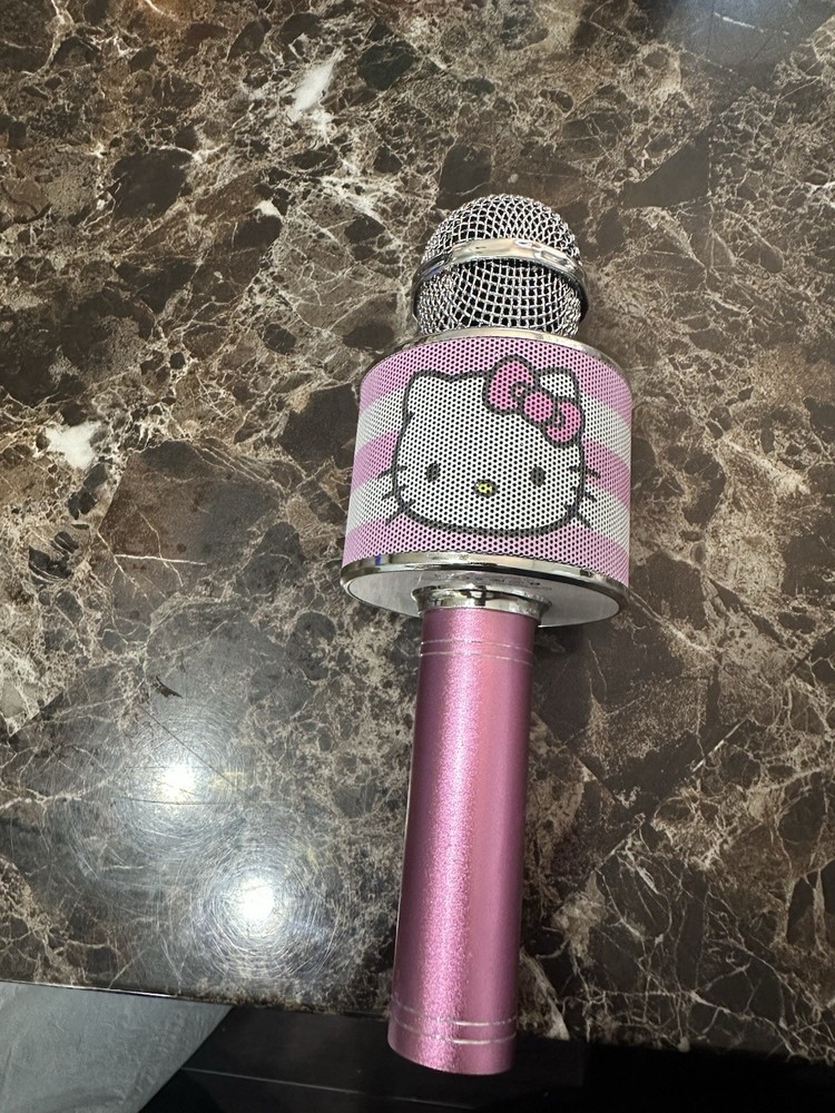 Hello Kitty Bluetooth Karaoke Microphone Wireless Speaker