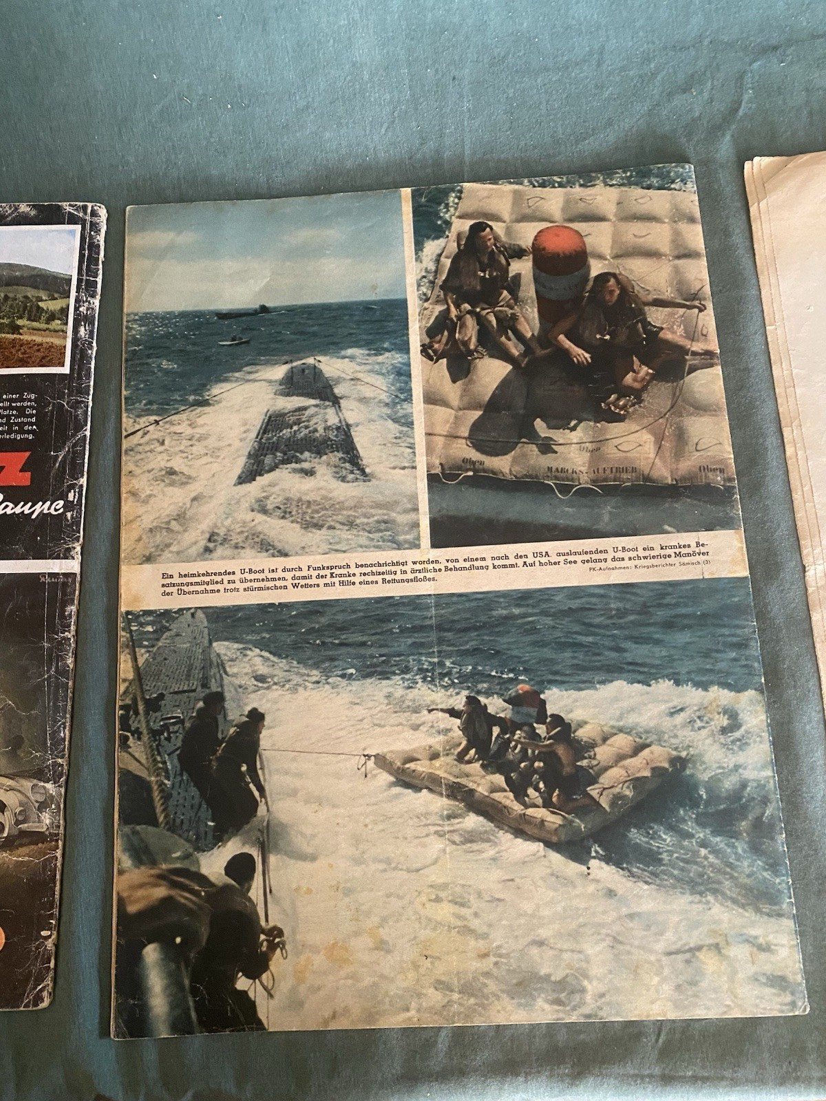 Vintage Original WW2 Magazines Rare Afrika Korps Motorschau Art