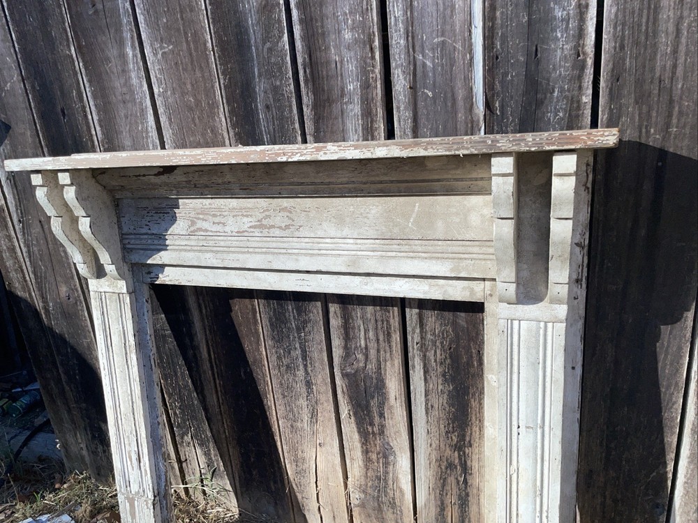 Antique Fireplace Mantle 1888 Circa