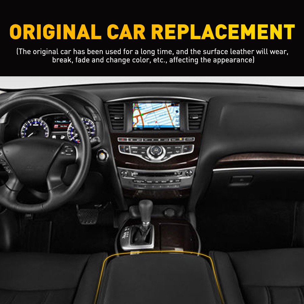 Fits Pathfinder 2013-2020 Center Console Lid Armrest Cover Replacement Black EKK