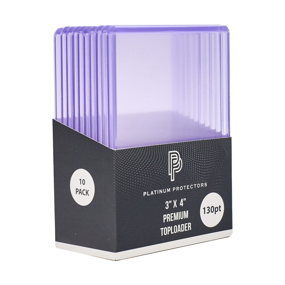Platinum Protectors 130pt Toploaders Trading Card Sleeves Plastic Card Holders