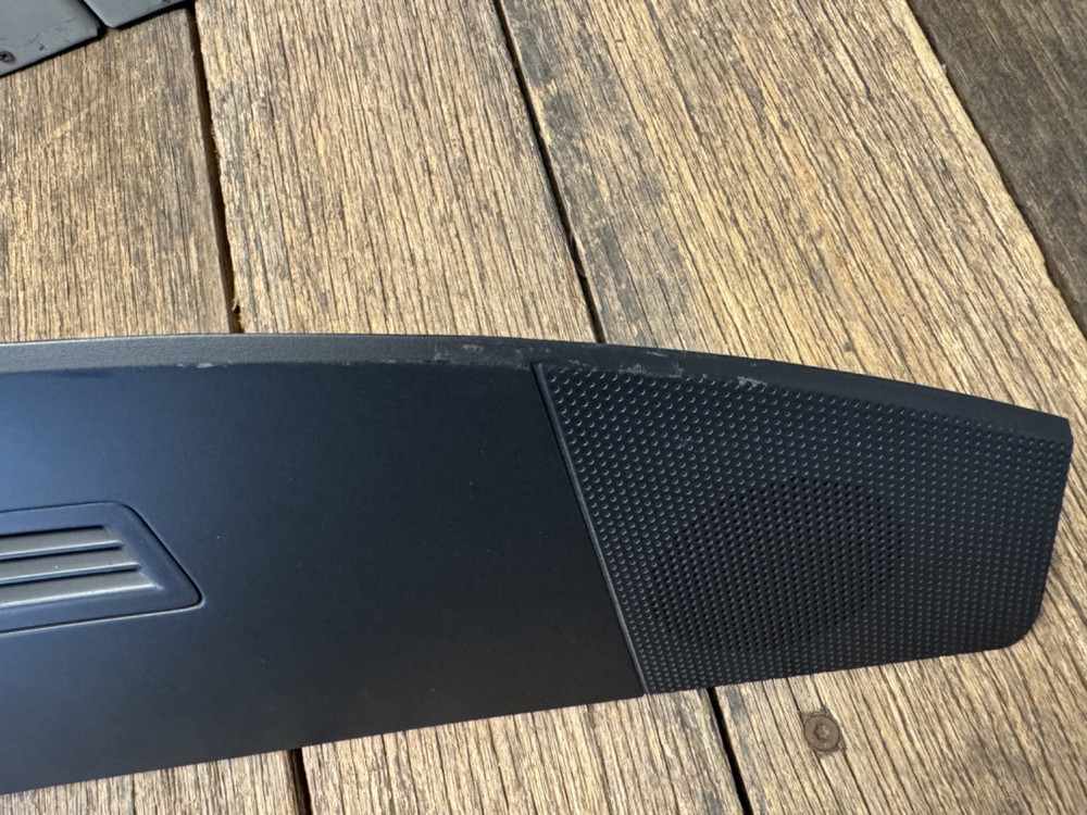 08-14 Dodge Challenger Dash Defrost Upper Trim Panel OEM Grille Dark Gray