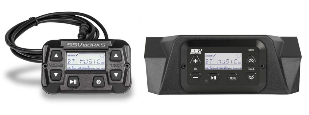 SSV Works MRB3S Media Player With Dash Panel Kit For Can-Am Maverick X3 17-22