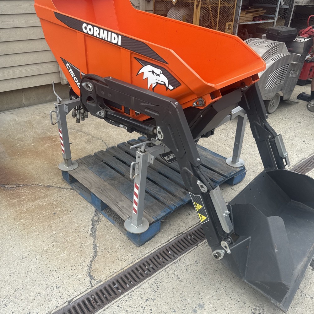 NEW LEFTOVER Cormidi C1500 ROTATING SELF LOADING DUMP STEEL BOX Dumper