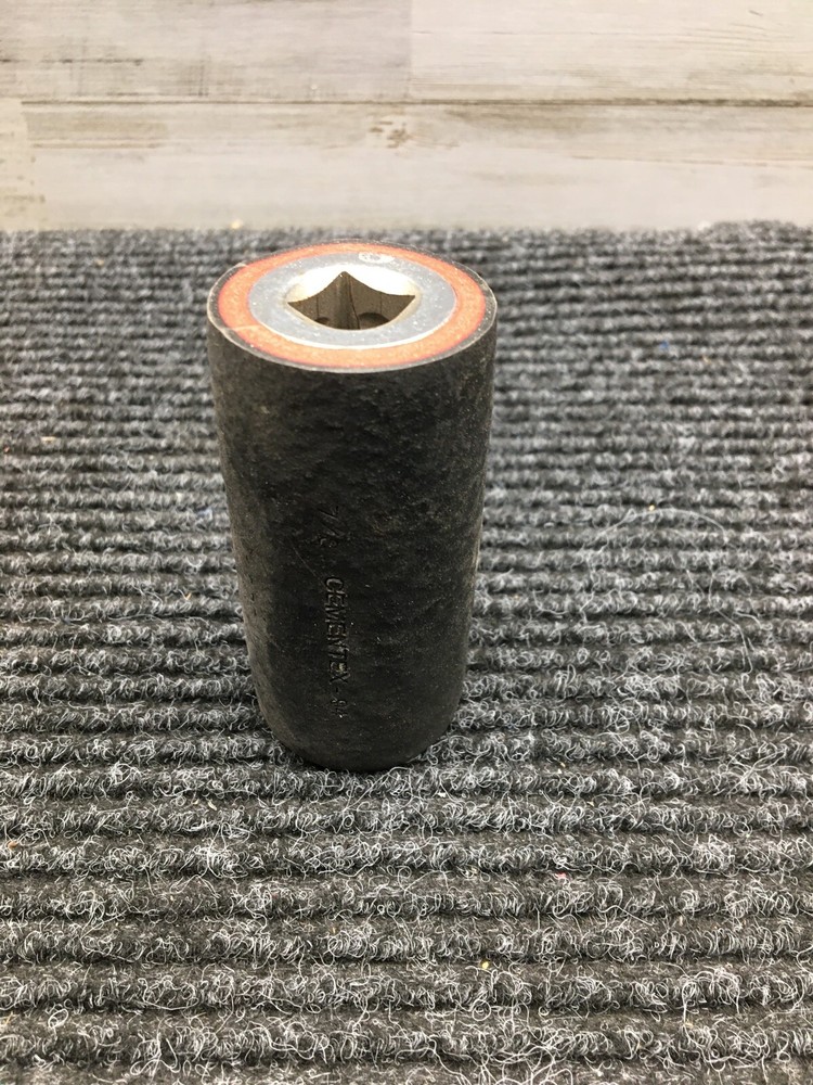 CEMENTEX  7/8" 1000V Insulated Deep Socket, 1/2" Drive,12-pt